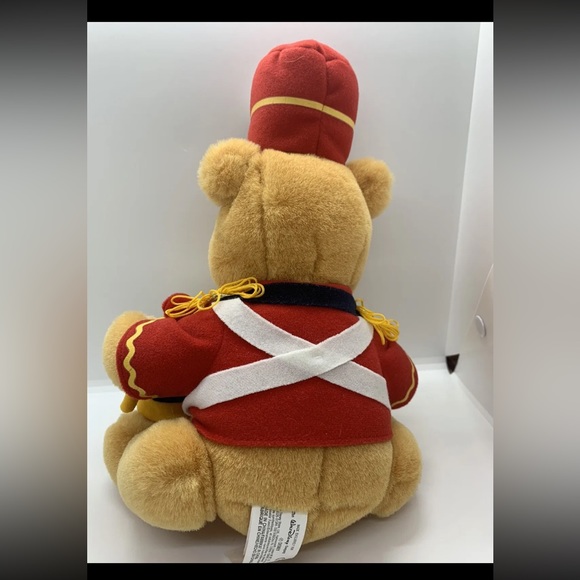 Disney Store Winnie the Pooh Drummer Costume Plush Toy Excellent Condition - Picture 10 of 15